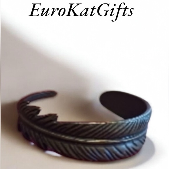 CUTE Bronze Leaf Cuff Bracelet NEW - Picture 7 of 7